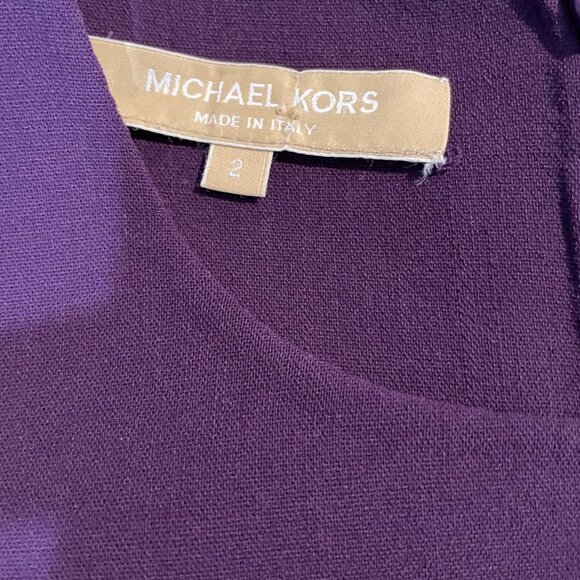 Michael Kors Collection Purple Midi Dress - Picture 5 of 9